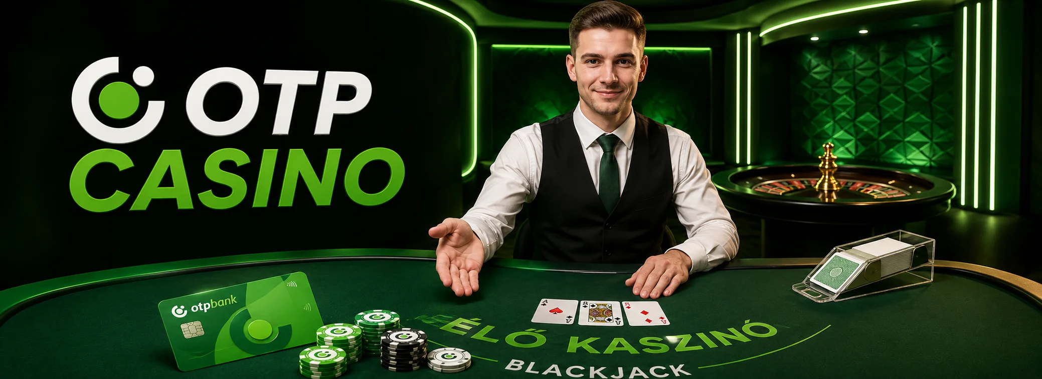 Élő osztós asztalok az OTP Casino kínálatában